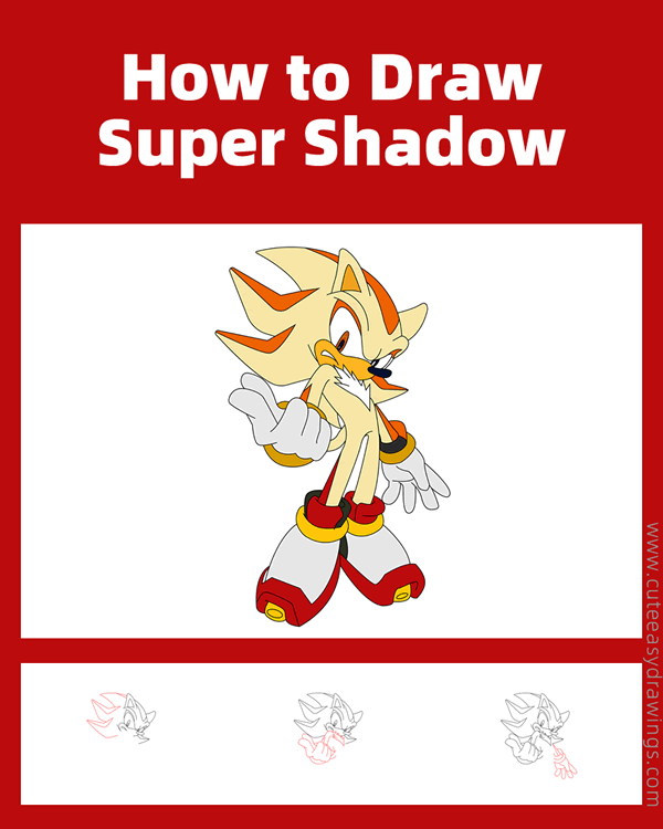 how to draw super shadow - www.cuteeasydrawings.com