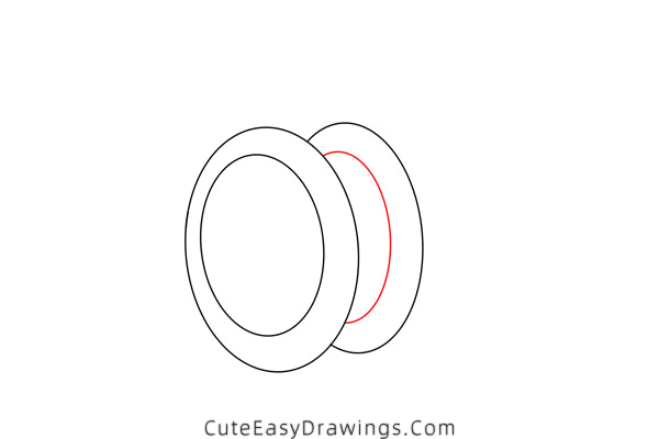 how to draw a yo-yo - www.cuteeasydrawings.com