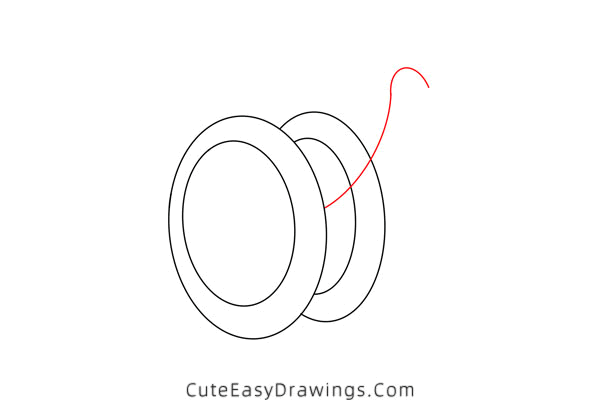 how to draw a yo-yo - www.cuteeasydrawings.com