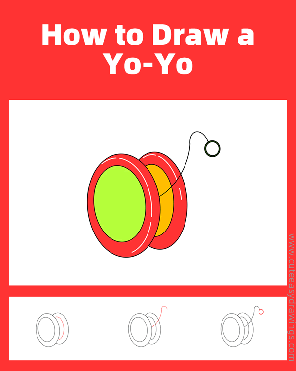 how to draw a yo-yo - www.cuteeasydrawings.com