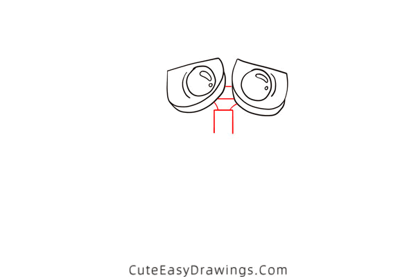 how to draw wall-e - www.cuteeasydrawings.com