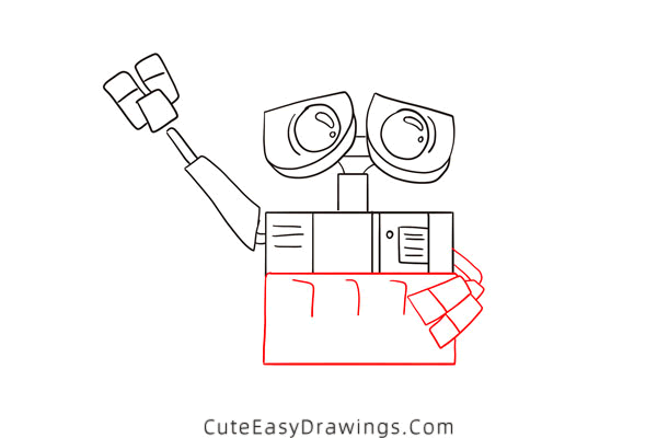 how to draw wall-e - www.cuteeasydrawings.com