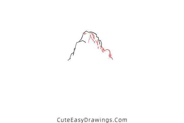 how to draw an iceberg - www.cuteeasydrawings.com