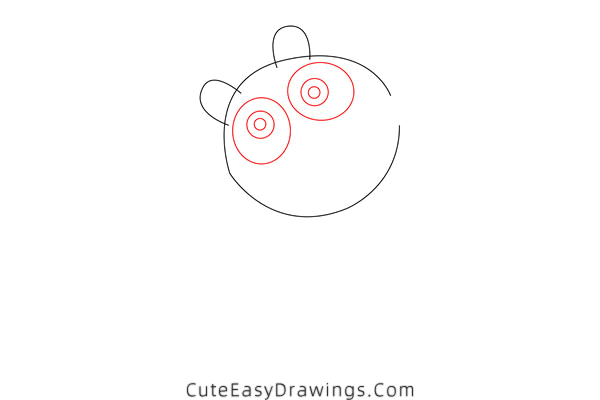 how to draw peggi and pandora panda - www.cuteeasydrawings.com