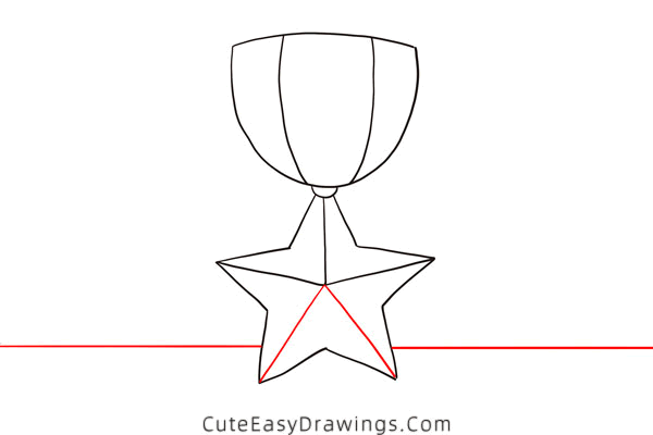 how to draw a medal - www.cuteeasydrawings.com