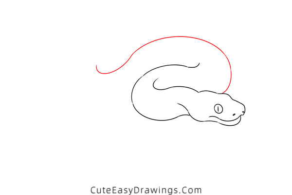 how to draw a python - www.cuteeasydrawings.com