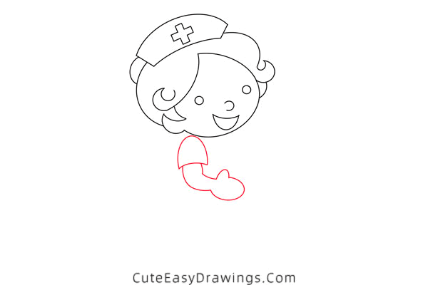 how to draw a nurse - www.cuteeasydrawings.com