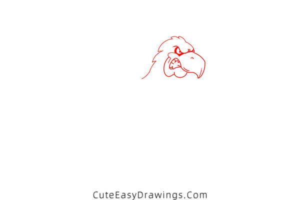 how to draw a griffin - www.cuteeasydrawings.com