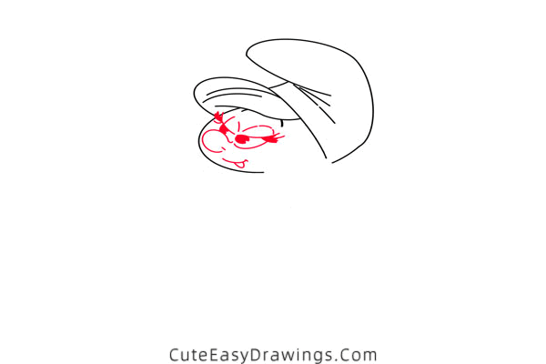 how to draw smurfette - www.cuteeasydrawings.com