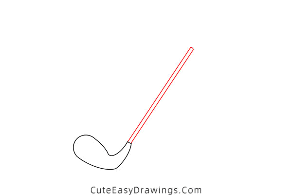 how to draw a golf club - www.cuteeasydrawings.com