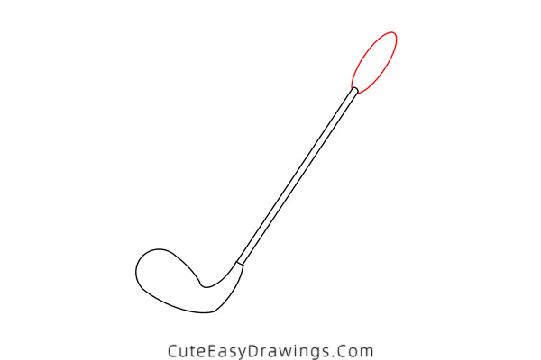 how to draw a golf club - www.cuteeasydrawings.com