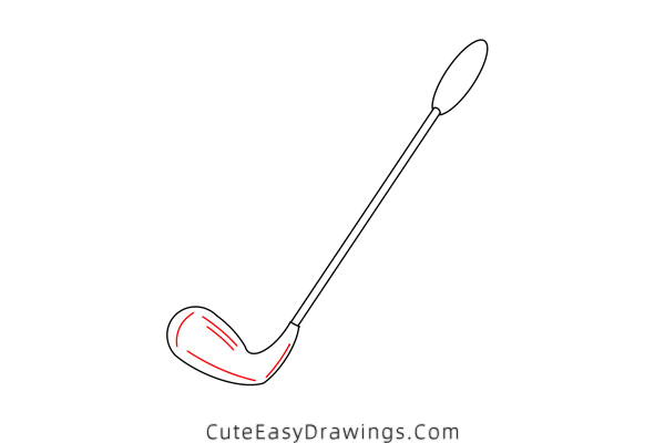 how to draw a golf club - www.cuteeasydrawings.com