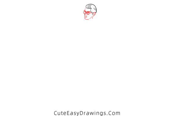 how to draw a cool man - www.cuteeasydrawings.com