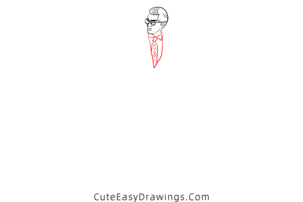 how to draw a cool man - www.cuteeasydrawings.com