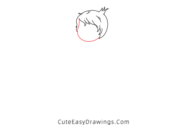 how to draw a girl with short hair - www.cuteeasydrawings.com