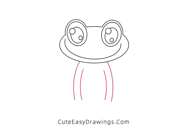 how to draw a frog on a lotus leaf - www.cuteeasydrawings.com