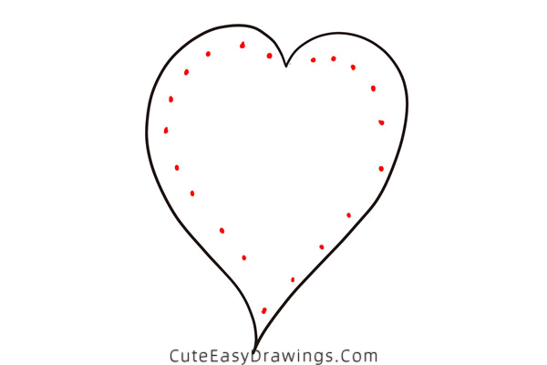 how to draw a heart - www.cuteeasydrawings.com