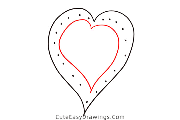 how to draw a heart - www.cuteeasydrawings.com