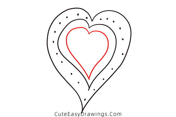 how to draw a heart - www.cuteeasydrawings.com