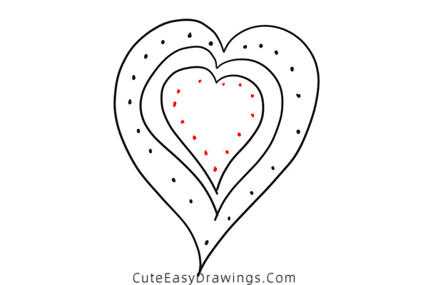 how to draw a heart - www.cuteeasydrawings.com