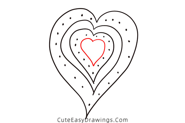 how to draw a heart - www.cuteeasydrawings.com