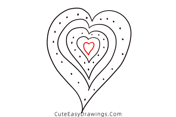 how to draw a heart - www.cuteeasydrawings.com