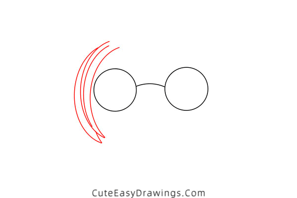 how to draw a girl with glasses - www.cuteeasydrawings.com