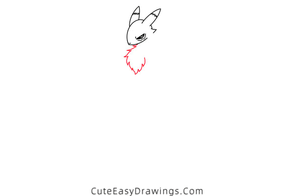 how to draw renamon from digimon - www.cuteeasydrawings.com