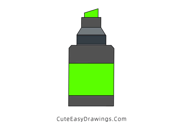 how to draw a marker - www.cuteeasydrawings.com