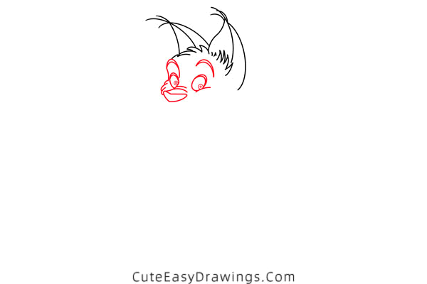 how to draw a lynx - www.cuteeasydrawings.com