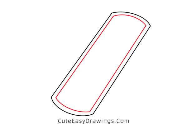 how to draw a band-aid - www.cuteeasydrawings.com