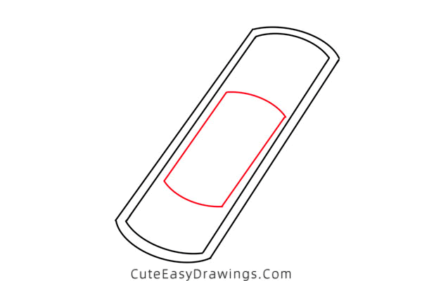 how to draw a band-aid - www.cuteeasydrawings.com