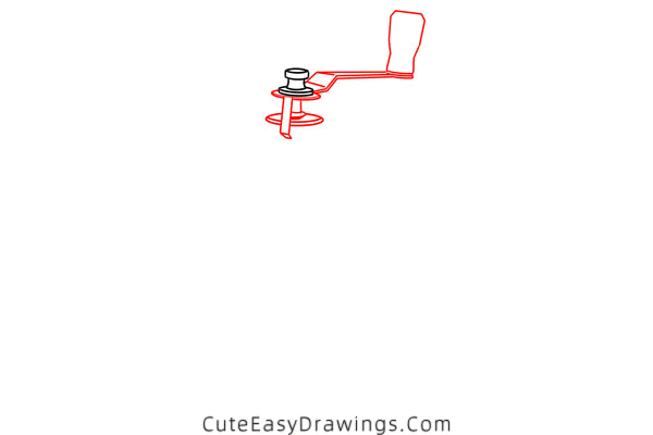 how to draw a coffee grinder - www.cuteeasydrawings.com