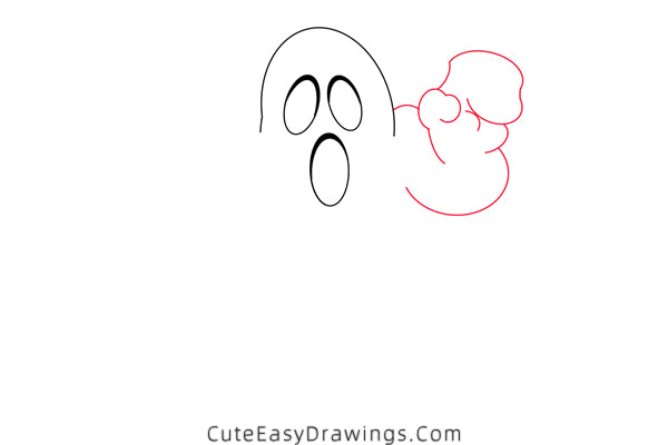 how to draw a ghost easy - www.cuteeasydrawings.com