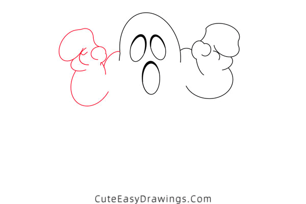 how to draw a ghost easy - www.cuteeasydrawings.com