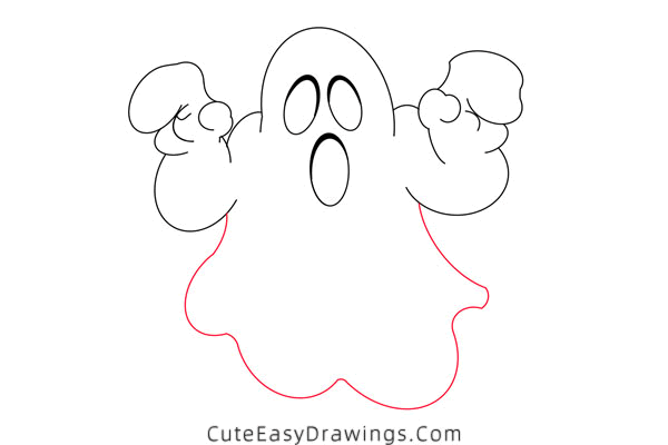 how to draw a ghost easy - www.cuteeasydrawings.com