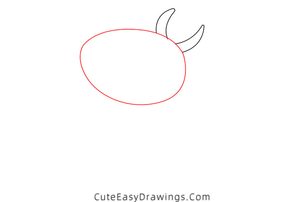 how to draw mrs cow from peppa pig - www.cuteeasydrawings.com