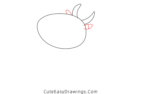 how to draw mrs cow from peppa pig - www.cuteeasydrawings.com