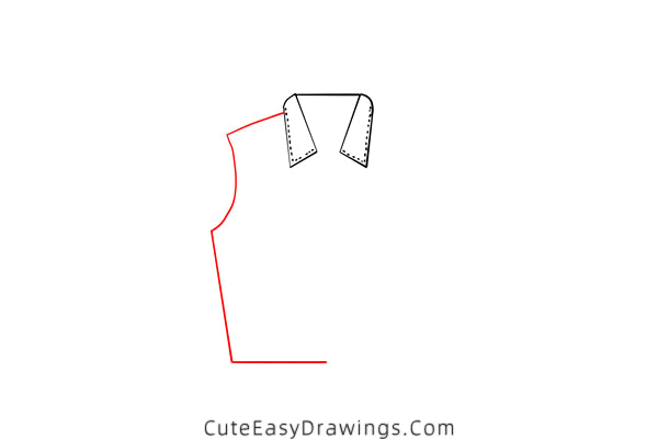 how to draw a jacket - www.cuteeasydrawings.com