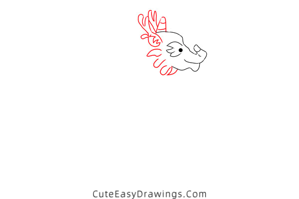 how to draw a chinese dragon - www.cuteeasydrawings.com