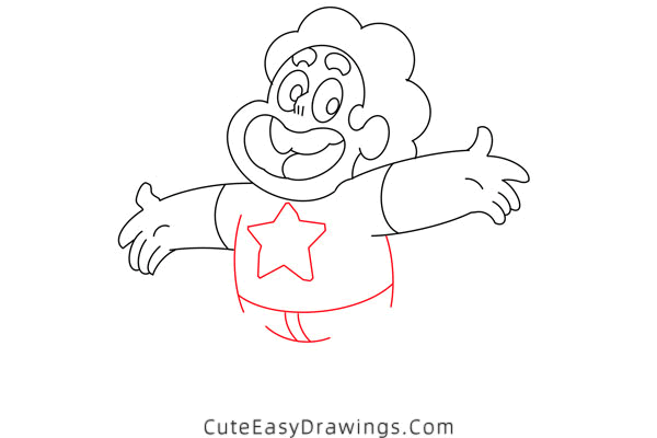 how to draw steven universe - www.cuteeasydrawings.com