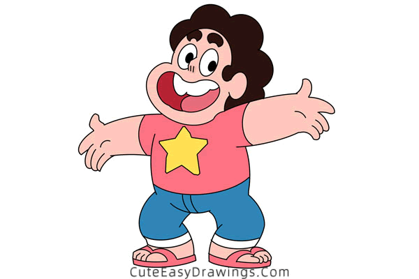 how to draw steven universe - www.cuteeasydrawings.com