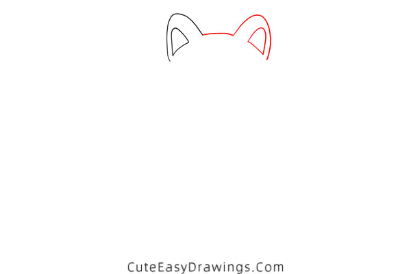 how to draw a black cat - www.cuteeasydrawings.com