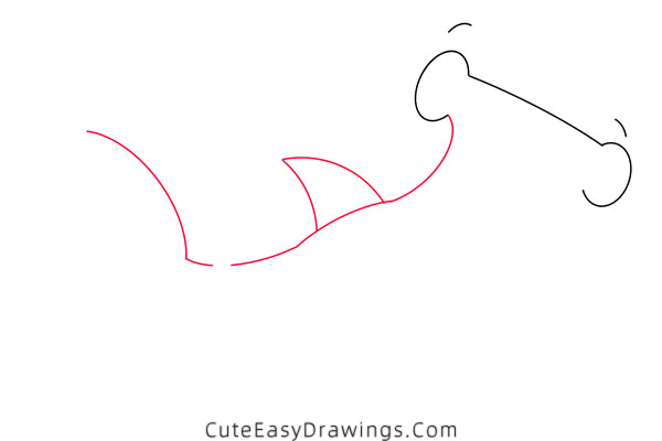 how to draw a hammerhead shark - www.cuteeasydrawings.com