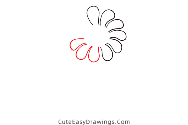 how to draw a cartoon flower - www.cuteeasydrawings.com