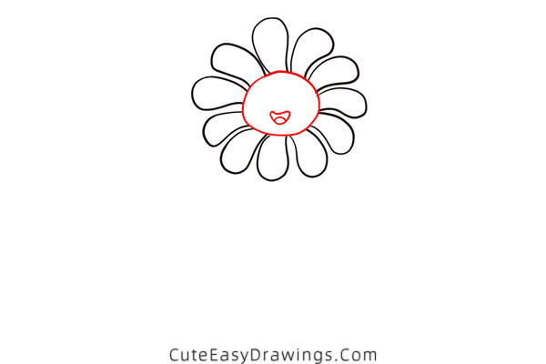 how to draw a cartoon flower - www.cuteeasydrawings.com