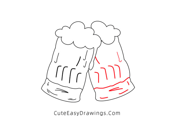 how to draw a beer mug - www.cuteeasydrawings.com