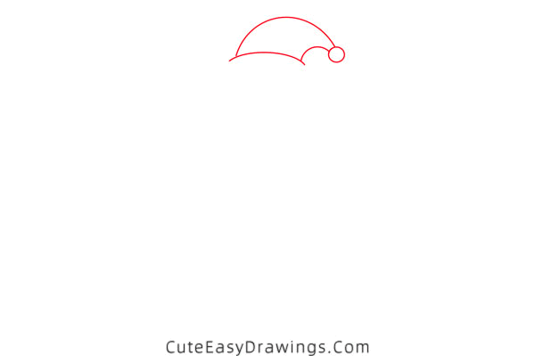 how to draw santa - www.cuteeasydrawings.com