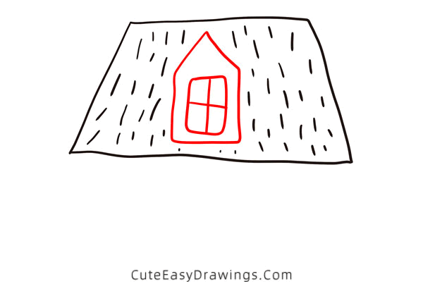 how to draw a cute house - www.cuteeasydrawings.com