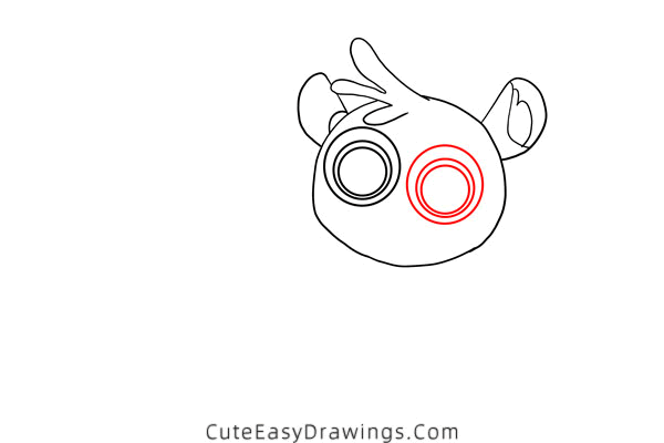 how to draw a tarsier - www.cuteeasydrawings.com